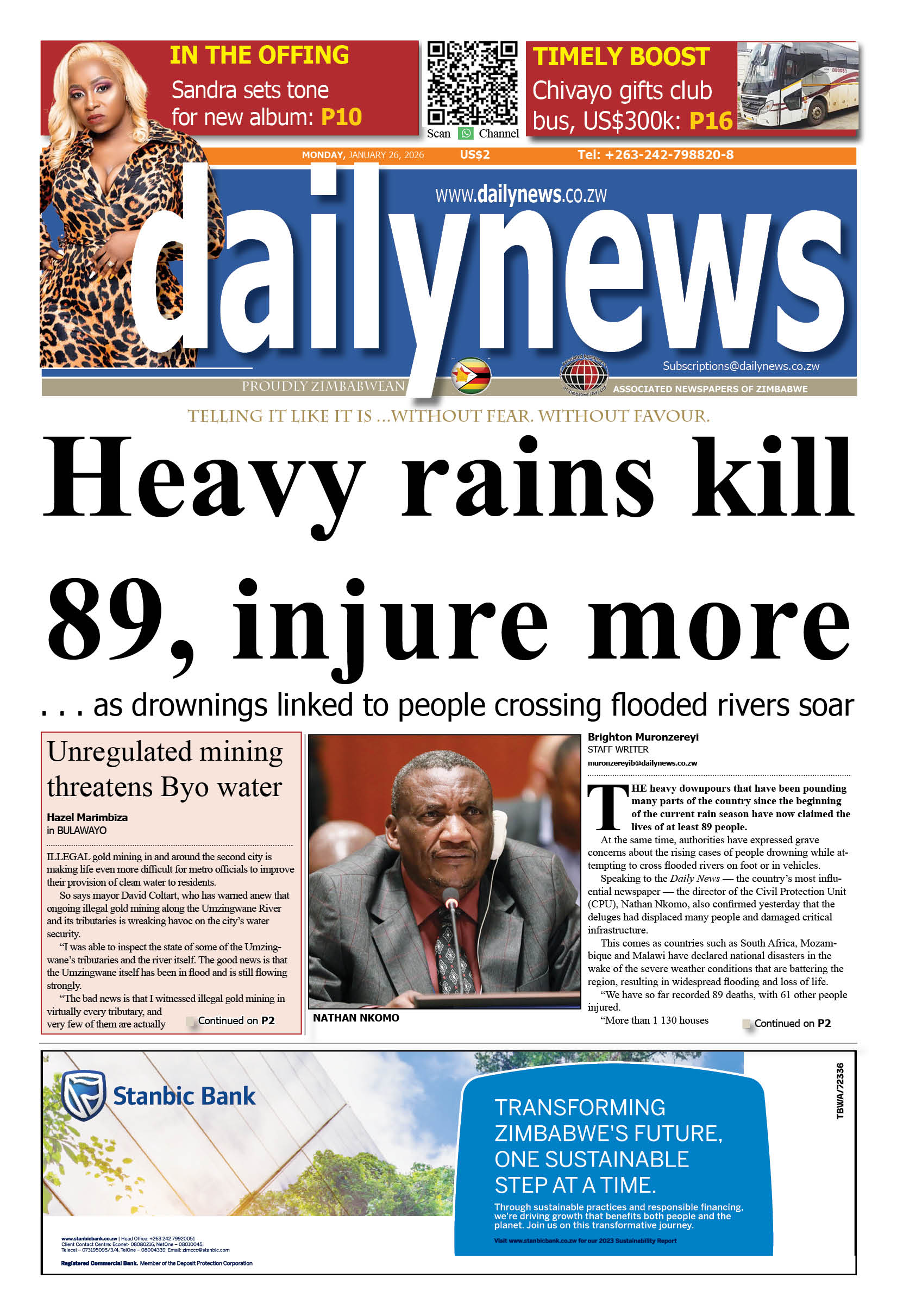 Monday 26 January 2026